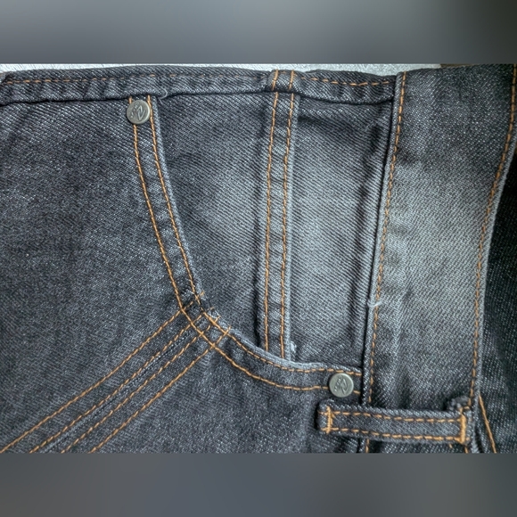 Craze Motorcycle Jeans Deep Back Pockets Unique Seams And Pockets Vintage Y2K - Picture 11 of 13